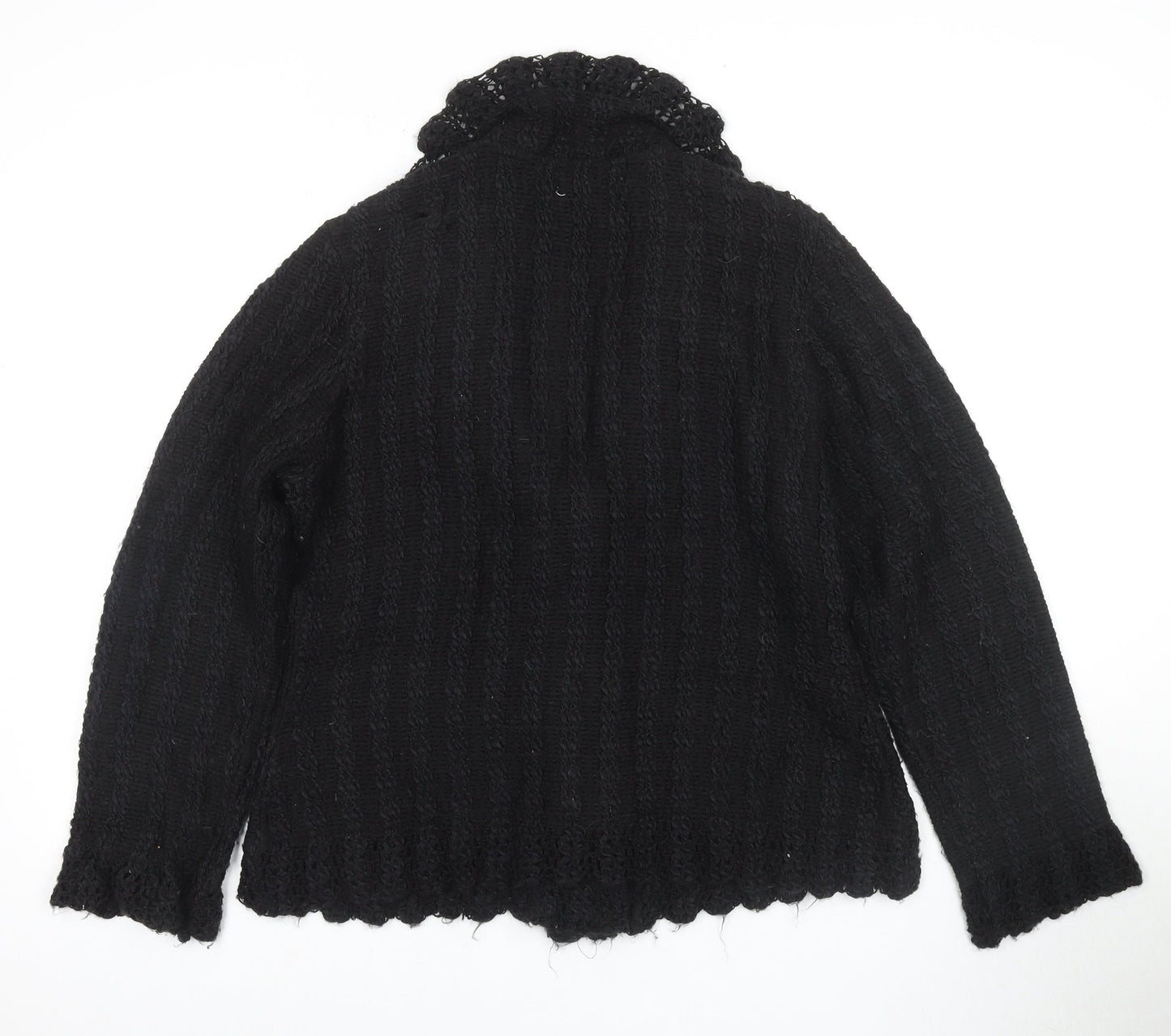 Womens UK Size UK 10 M&Co Black Cardigan Jumper