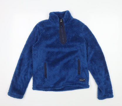 Gelert Girls Blue Fleece Jacket, 13 Years, 1/4 Zip