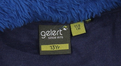Gelert Girls Blue Fleece Jacket, 13 Years, 1/4 Zip