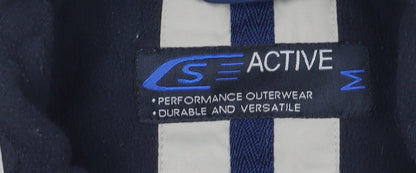 Active Men's Beige Mid-Length Jacket