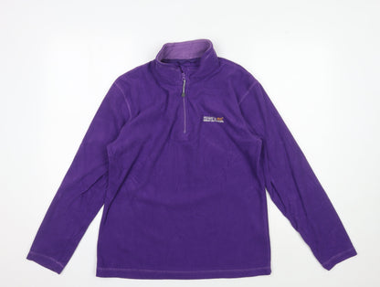 Regatta Women's Purple Fleece Pullover Sweatshirt Size 12