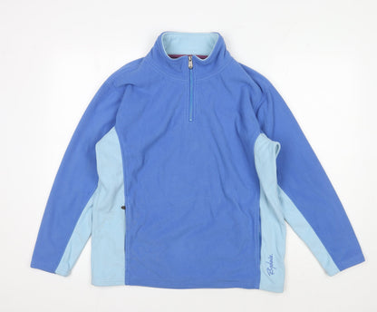 Rydale Teens Blue Fleece Full Zip Sweatshirt