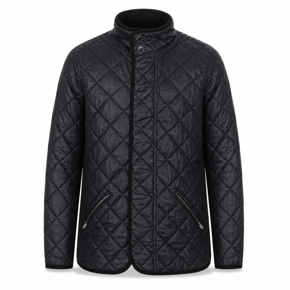 Mens UK Size S John Lewis & Co. Black Quilted Coat