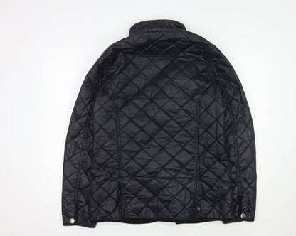 Mens UK Size S John Lewis & Co. Black Quilted Coat