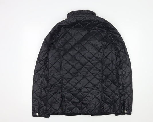 Mens UK Size S John Lewis & Co. Black Quilted Coat