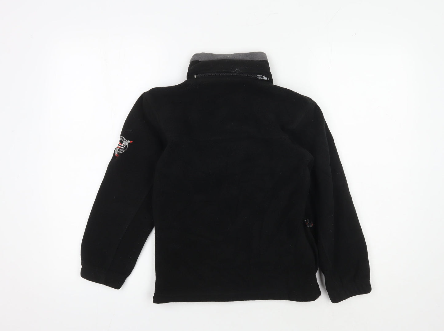 Geographical Norway Boys Black Fleece Jacket 10Y