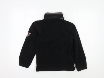 Geographical Norway Boys Black Fleece Jacket 10Y