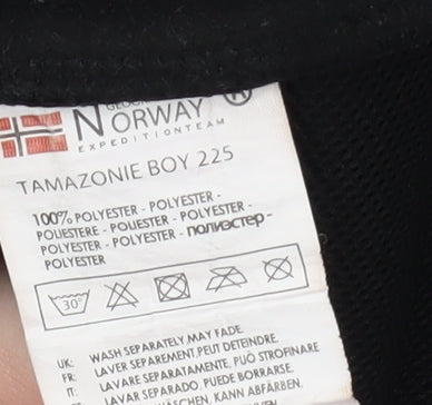Geographical Norway Boys Black Fleece Jacket 10Y