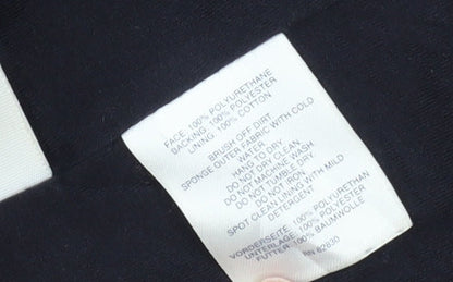 Mens UK Size XL Lands' End Black Rain Coat