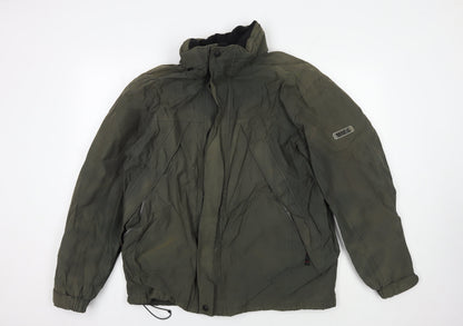 Mens UK Size L Maine New England Green Basic Jacket
