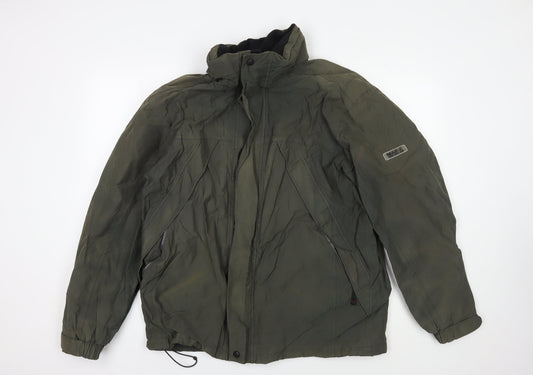 Mens UK Size L Maine New England Green Basic Jacket