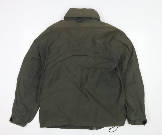 Mens UK Size L Maine New England Green Basic Jacket