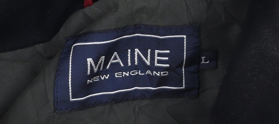 Mens UK Size L Maine New England Green Basic Jacket