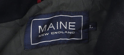 Mens UK Size L Maine New England Green Basic Jacket