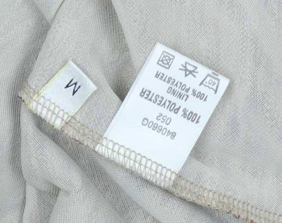 Womens UK Size M Viyella Beige Basic T-Shirt