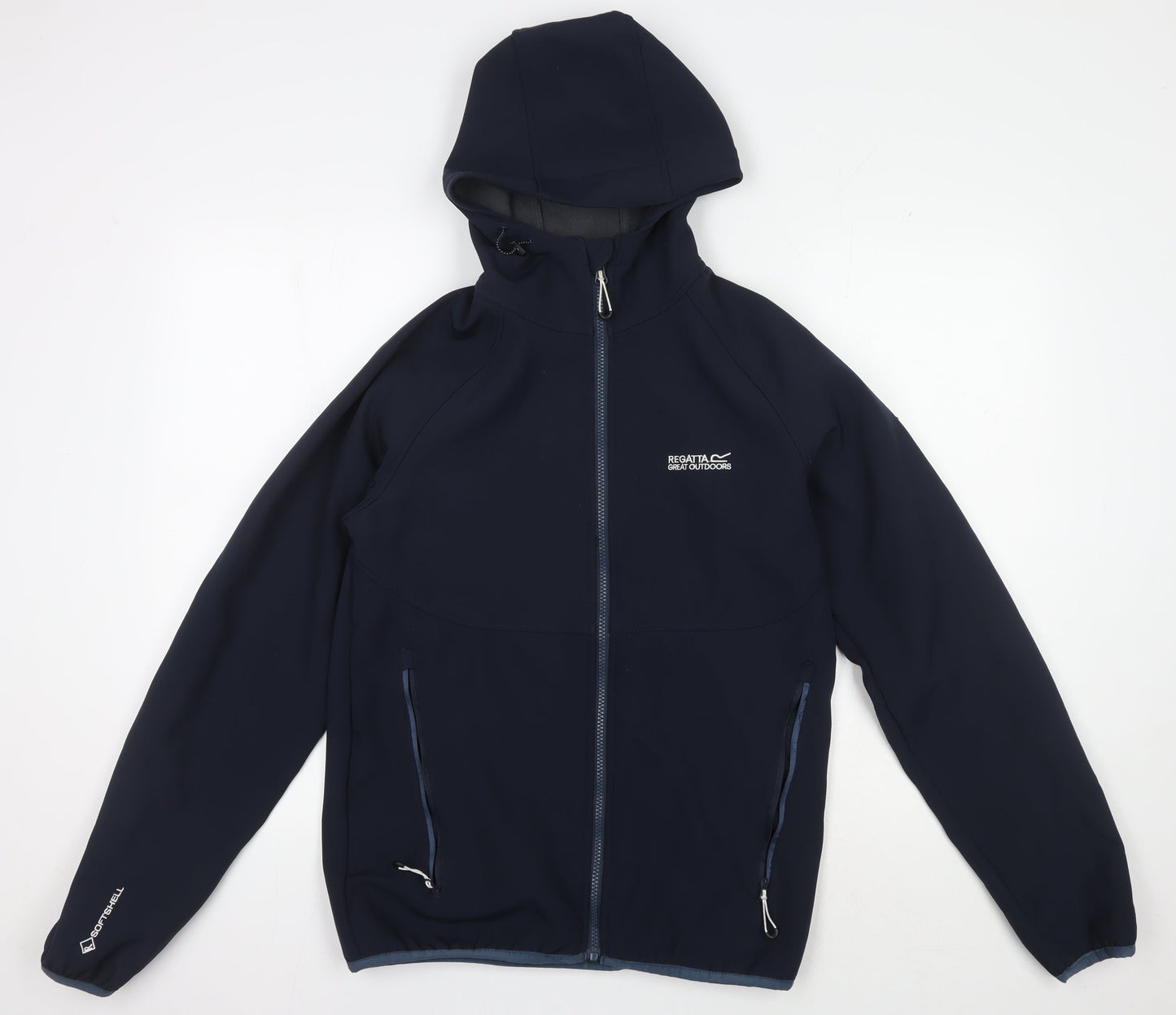 Mens UK Size S Regatta Great Outdoors Black Soft Shell