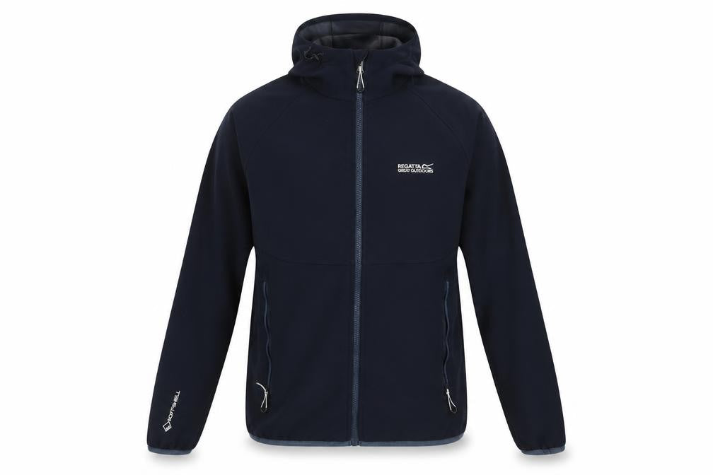 Mens UK Size S Regatta Great Outdoors Black Soft Shell