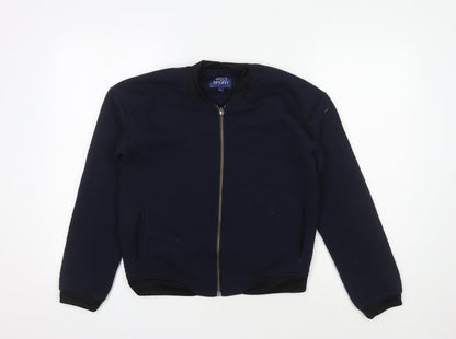 Wills Sport Blue Bomber Jacket Men's Size S Casual