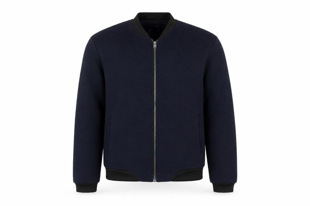 Mens UK Size S Wills Sport Blue Bomber Jacket