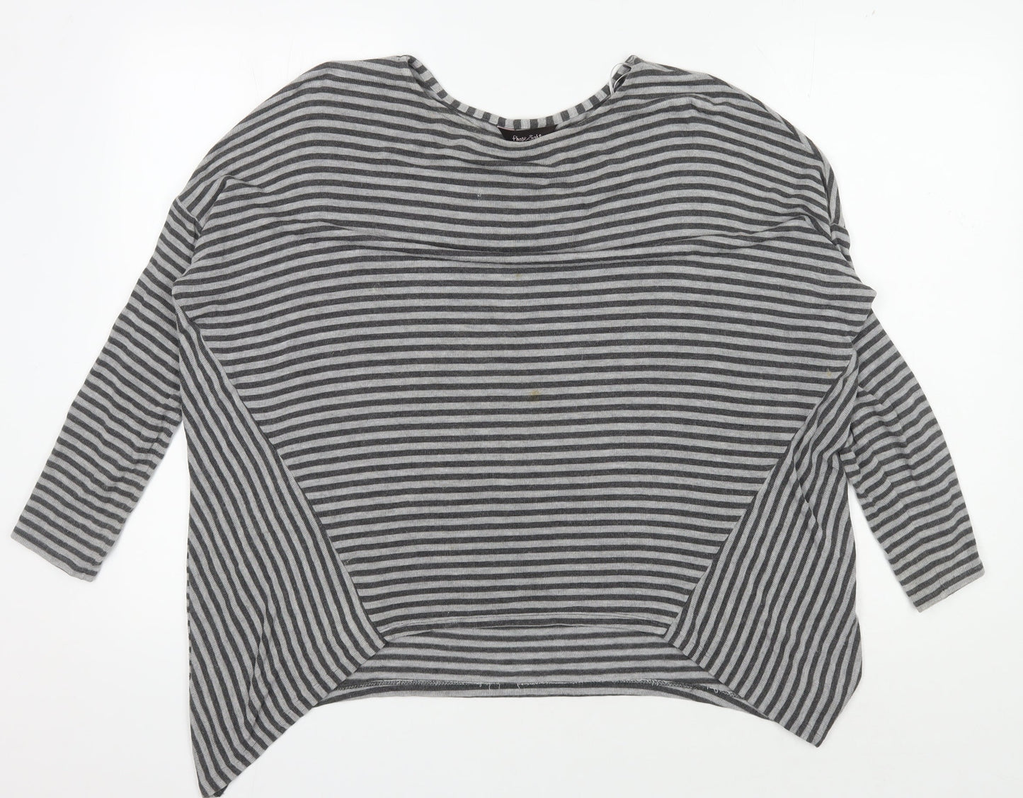 Womens UK Size 10 Phase Eight Grey Jersey T-Shirt