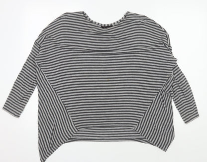 Womens UK Size 10 Phase Eight Grey Jersey T-Shirt