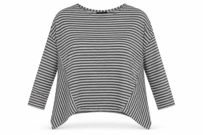Womens UK Size 10 Phase Eight Grey Jersey T-Shirt