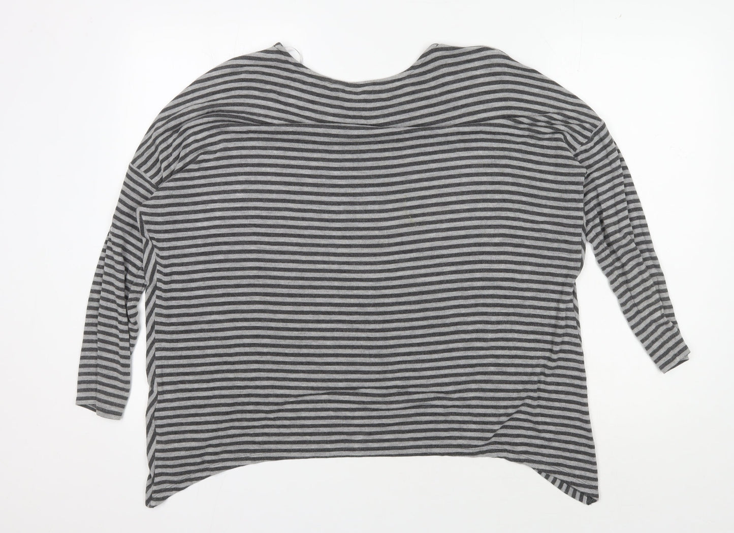 Womens UK Size 10 Phase Eight Grey Jersey T-Shirt