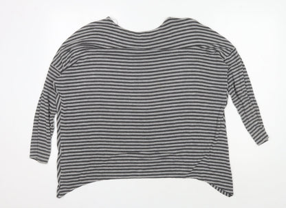 Womens UK Size 10 Phase Eight Grey Jersey T-Shirt