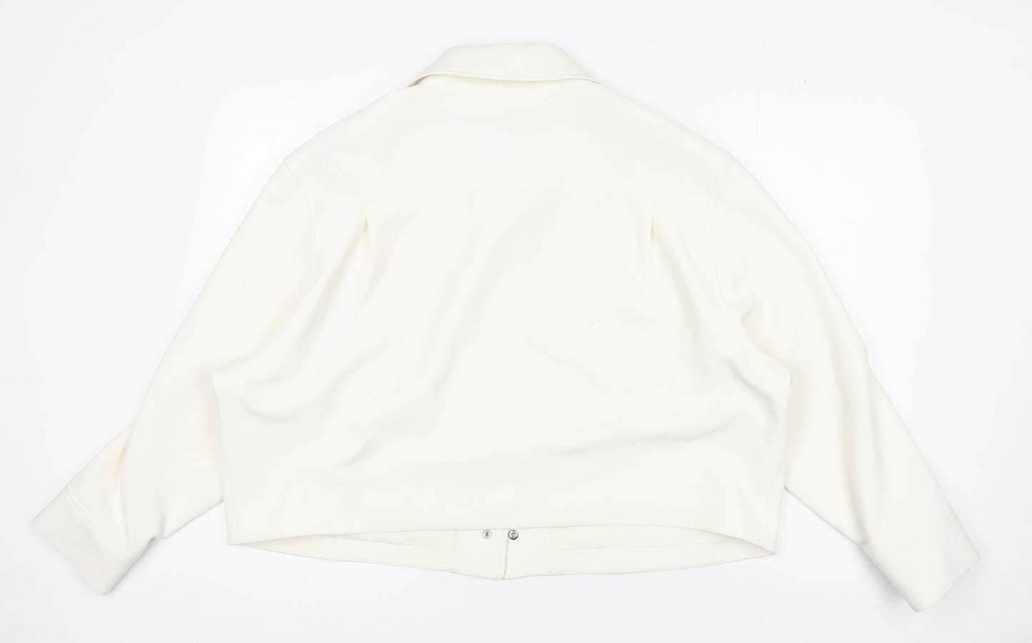 Womens UK Size 24 Marks and Spencer Ivory Basic Jacket