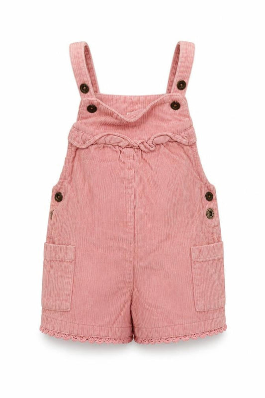 Mantaray Pink Corduroy Dungaree 12-18 Months Unisex