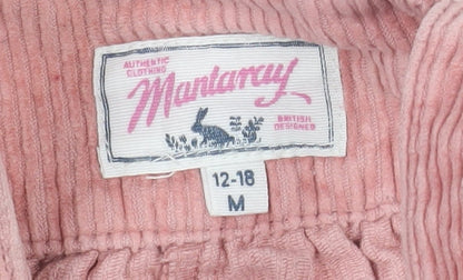Mantaray Pink Corduroy Dungaree 12-18 Months Unisex