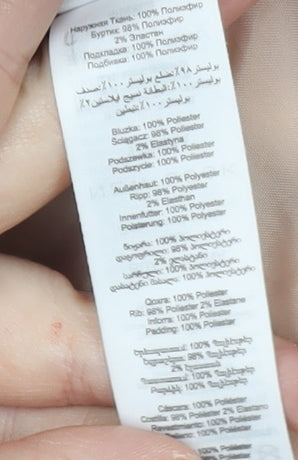 New Look Pink Women's Puffer Jacket Size 8