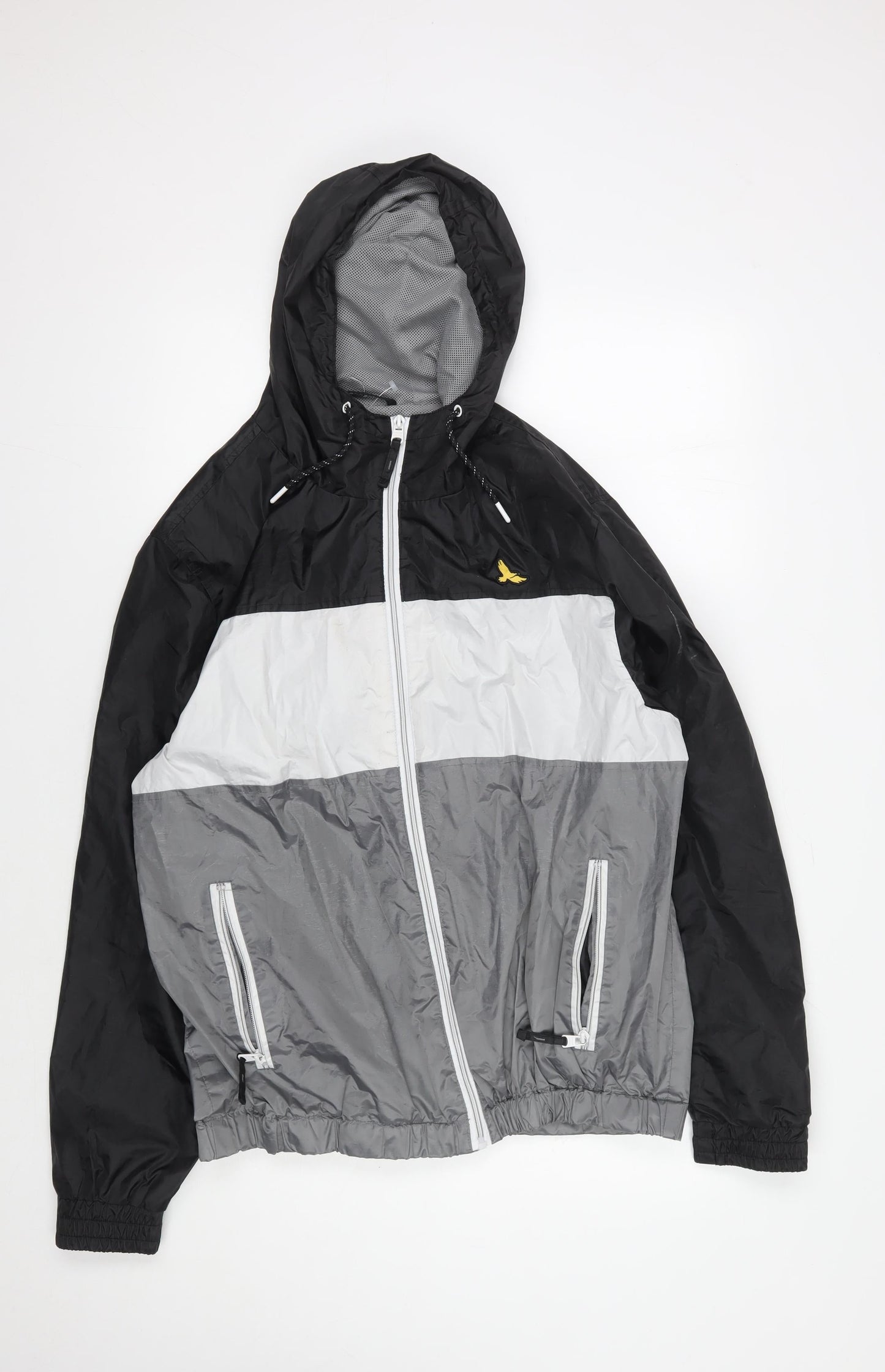 Mens UK Size XL Kensington Eastside Multicoloured Windbreaker Coat