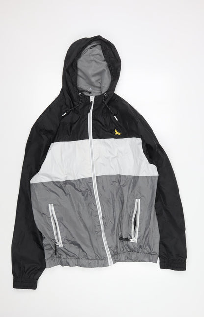 Mens UK Size XL Kensington Eastside Multicoloured Windbreaker Coat