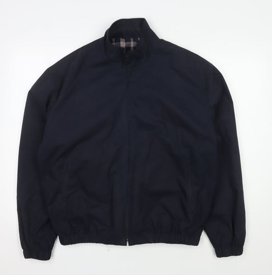 Bakerstreet Men's Black M Stand-Up Collar Jacket