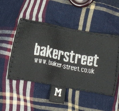 Bakerstreet Men's Black M Stand-Up Collar Jacket