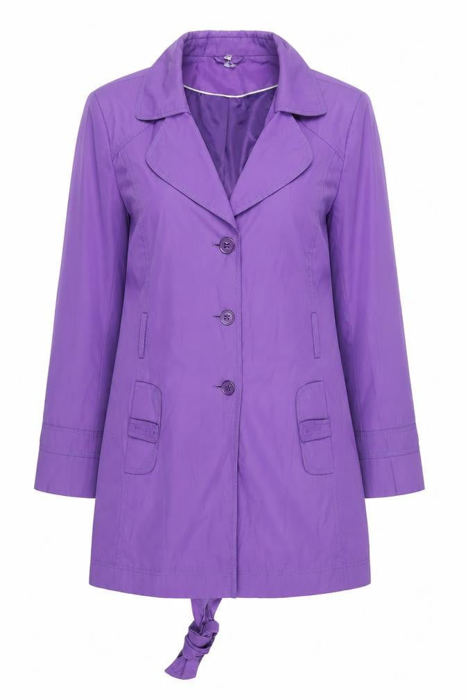 Womens UK Size 12 Style by EWM Purple Belted