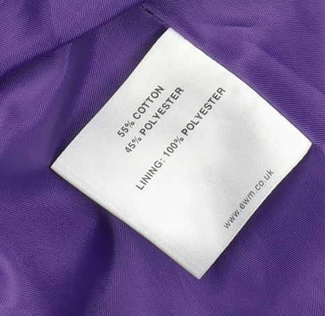 Womens UK Size 12 Style by EWM Purple Belted