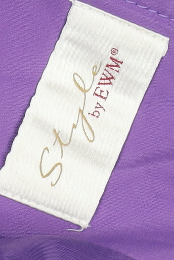 Womens UK Size 12 Style by EWM Purple Belted