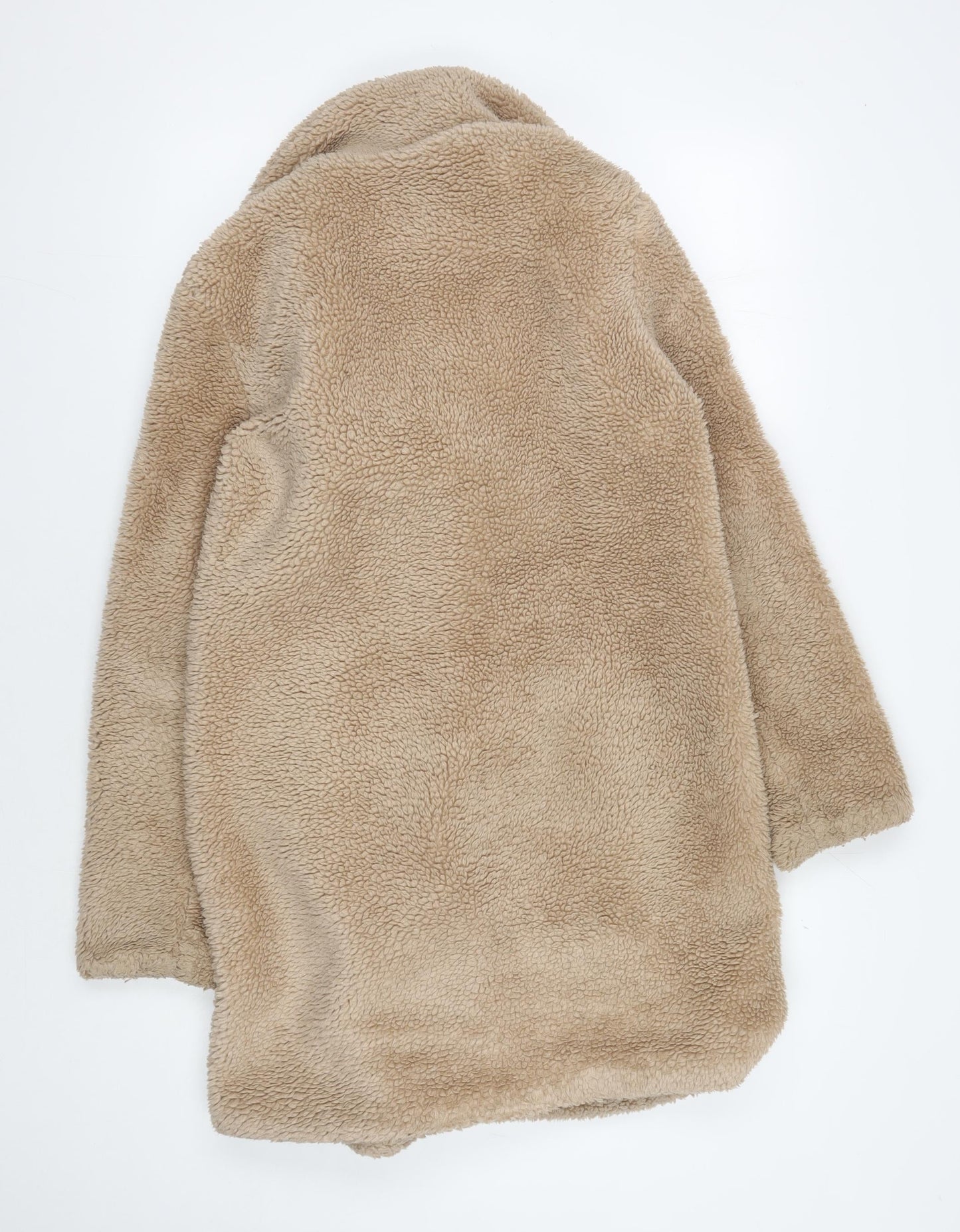 AK Women’s Beige Short Sherpa Coat Size 8