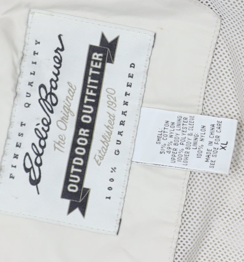 Mens UK Size XL Eddie Bauer Beige