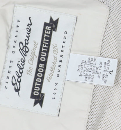 Mens UK Size XL Eddie Bauer Beige