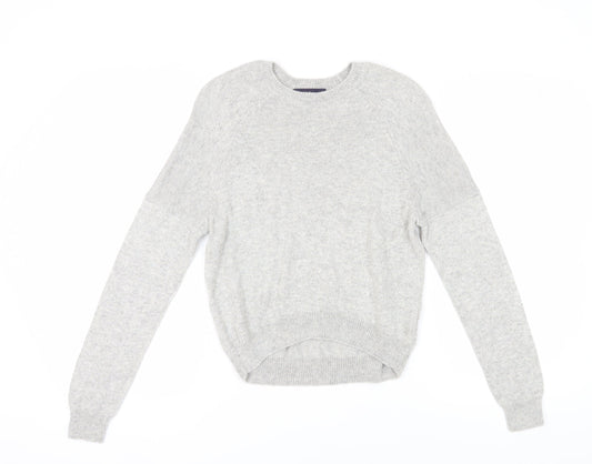 Womens UK Size 8 Marks and Spencer Grey Pullover Jumper