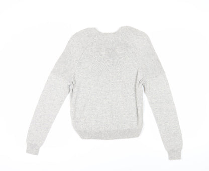 Womens UK Size 8 Marks and Spencer Grey Pullover Jumper