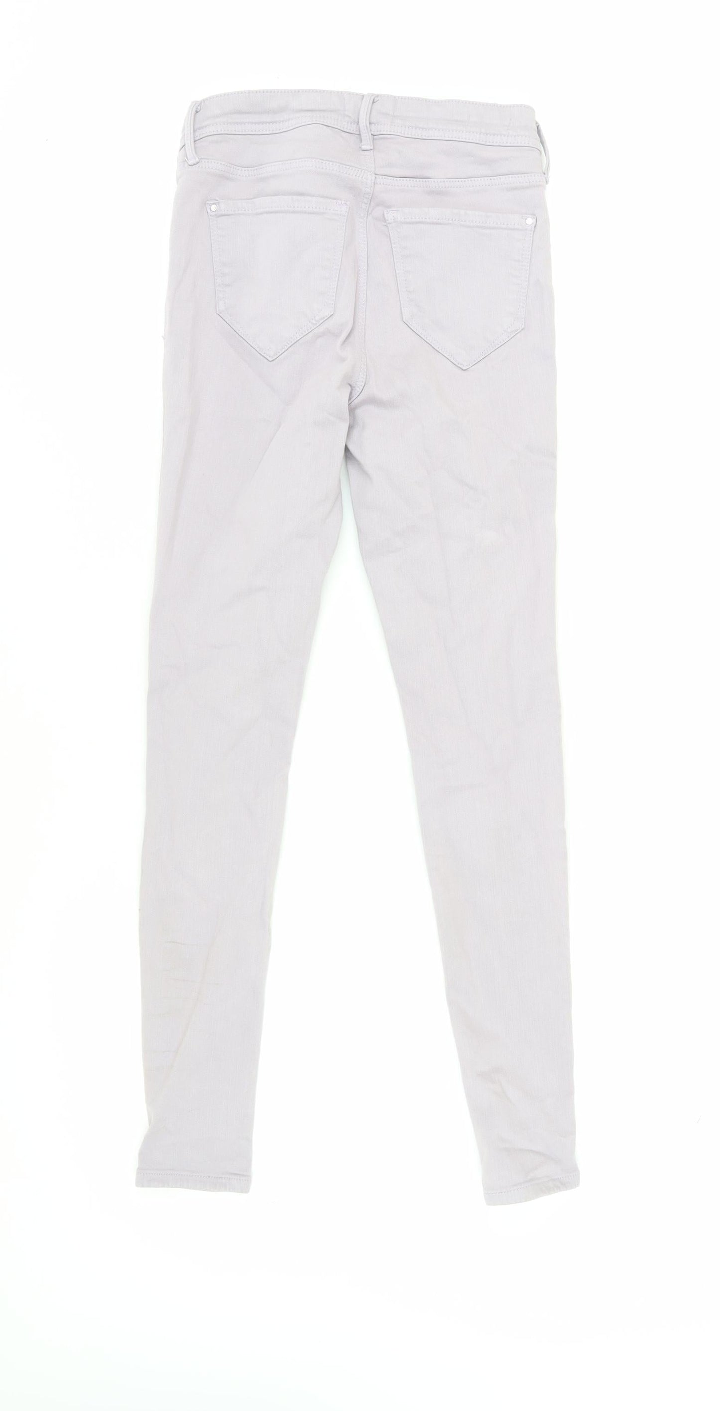 River Island Women's Grey Skinny Jeans Size 8