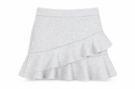 Marks & Spencer Girls Grey Ruffle Skirt 7-8 Years