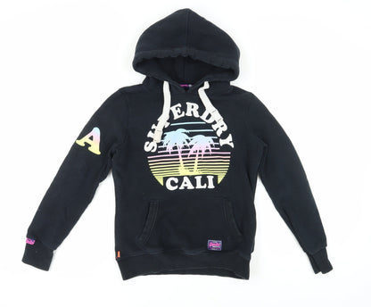 Superdry Women's Black Pullover Hoodie, S