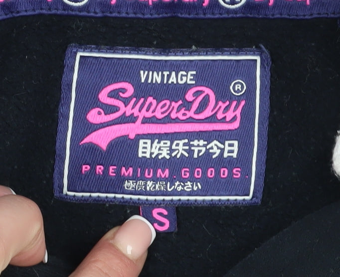 Superdry Women's Black Pullover Hoodie, S