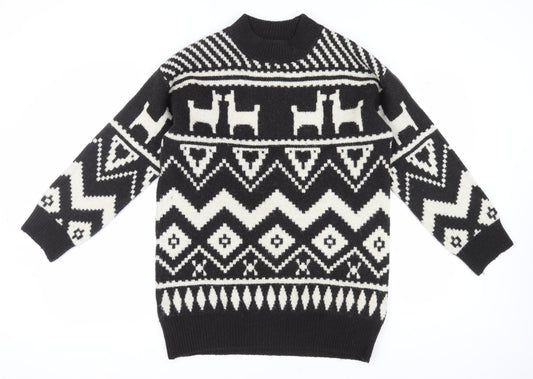 Womens UK Size S H&M Black Pullover Jumper