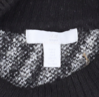Womens UK Size S H&M Black Pullover Jumper